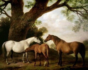 Two Shafto Mares and a Foal, 1774