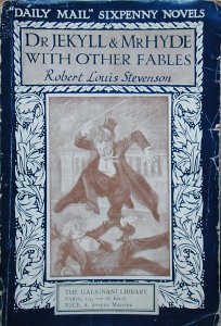 Front cover of The Strange Case of Dr. Jekyll and Mr. Hyde by Robert Louis Stevenson 1850-94 c.1910