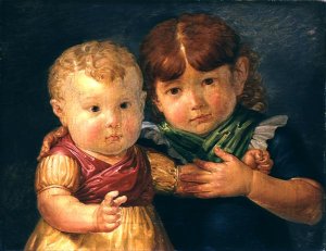 The Artists Children, Maria Dorothea and Otto Sigismund Runge, 1809