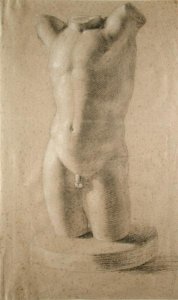 Torso of a Young Man on round plinth, 1800