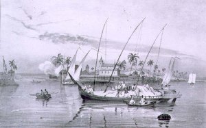 The Island of Itaparica, Brazil, engraved by Leon Jean Baptiste Sabatier fl.1827-87 and Victor Adam 1801-66 c.1835