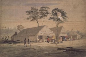 Beauchamps Australian Stores, Victoria Place, Bendigo, 1853