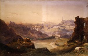 Edinburgh from Salisbury Crags, 1849