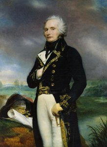 Portrait of Viscount Alexandre-Francois-Marie de Beauharnais 1760-94 after a painting by J. Guerin, 1834