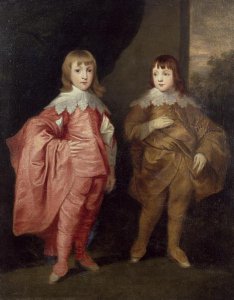 George Villiers, Duke of Buckingham And His Brother, Lord Francis Villiers, 1636, after Van Dyck