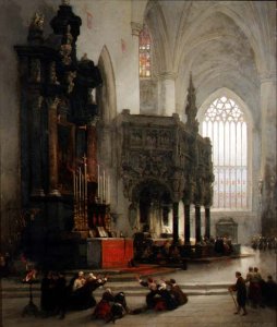 The Shrine of St. Gomar at Lierre, Belgium, 1849