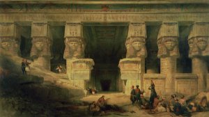 The Temple of Dendera, Upper Egypt, 1841