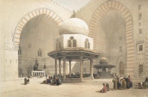 Interior of the Mosque of the Sultan El Ghoree, Cairo, from Egypt and Nubia, Vol.3