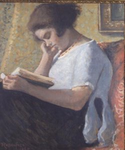 Young Girl Reading, 1920