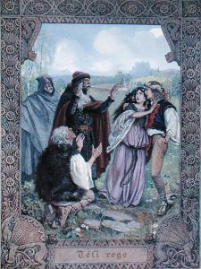 Illustration from The Winters Tale by William Shakespeare 1564-1616 c.1900