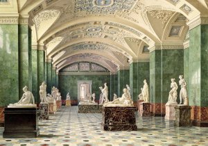 The First Room of Modern Sculpture, New Hermitage, 1856