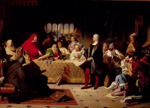 Columbus 1451-1506 Before the Council of Salamanca, 1847