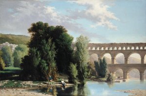 View of the Pont du Gard, 1859