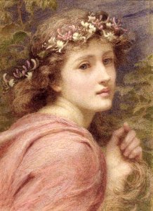 With blossoms bare bedecked daintily, Whose tender locks do tremble everie one At everie little breath that under heaven is blowne, 1894