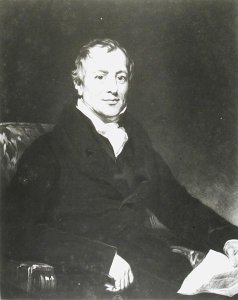 Portrait of David Ricardo 1772-1823 engraved by Thomas Hodgetts