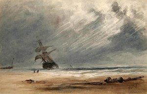 Storm Over a Coast