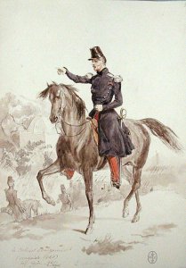 Colonel Nicolas Changarnier 1793-1877 from Album Afrique 1835-45, 1840