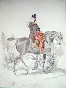 General Jean-Baptiste Marbot 1782-1854 from Album Afrique 1835-45, 1840