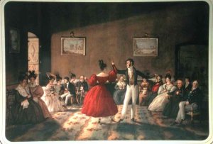 Dance in a Salon in Buenos Aires, c.1831