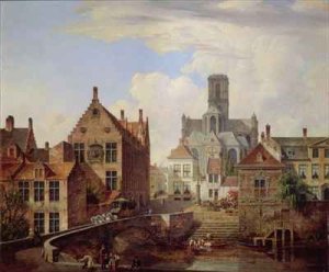 View of St Bavo Cathedral 1831