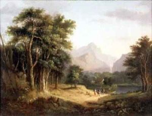 Highland Landscape with Figures