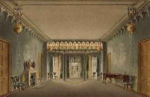 The Entrance Hall from Views of the Royal Pavilion Brighton