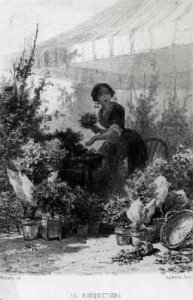 The Flower Seller mid 19th century