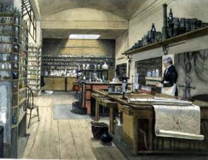 Sergeant Anderson in the Basement Laboratory 1852