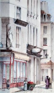 View of the Rue de Clery 1910