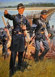 Federal Uniforms of 1863 Engineer Officer and Infantry Sergeant