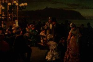 Scarborough Spa at Night 1879