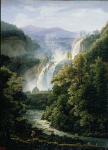 The Caduta delle Marmore Waterfall on the River Velino 1819