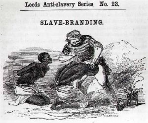 Slave-Branding from Leeds Anti-Slavery Series 1853