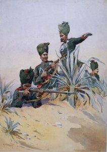 Soldiers of the 125th Napiers Rifles