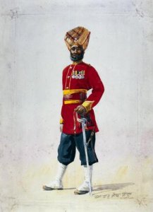 Soldier of the 35th Sikhs Subadar