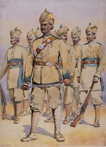 Soldiers of the 33rd Punjabis Subadar Punjabi Musalmans