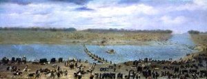 The Crossing of the Santa Lucia River Uruguay 1865