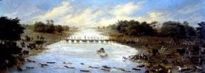 Crossing the Riachuelo River Buenos Aires Argentina 1865