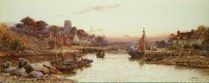 Wootton from the River 1902