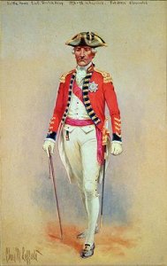 Sir William Howe Commander in Chief of the British Army 1776-78 in full dress dismounted