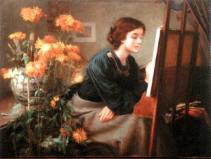 At the Easel