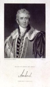 William Pitt Amherst Earl Amherst of Arracan 1773-1857