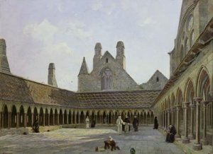 The Cloister of Mont Saint Michel