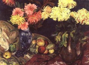 Still Life with Chrysanthemums