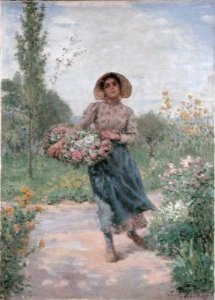 Picking flowers