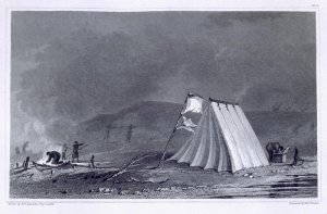 Encampment in Browell Cove