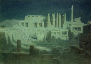 Moonlight at Karnak