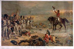 The Last Stand of the Imperial Guards at Waterloo in 1815