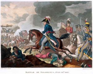 The Duke of Wellington 1769-1852 at the Battle of Salamanca