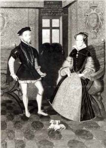 Portrait of Philip II of Spain 1527-98 and Queen Mary I 1516-58